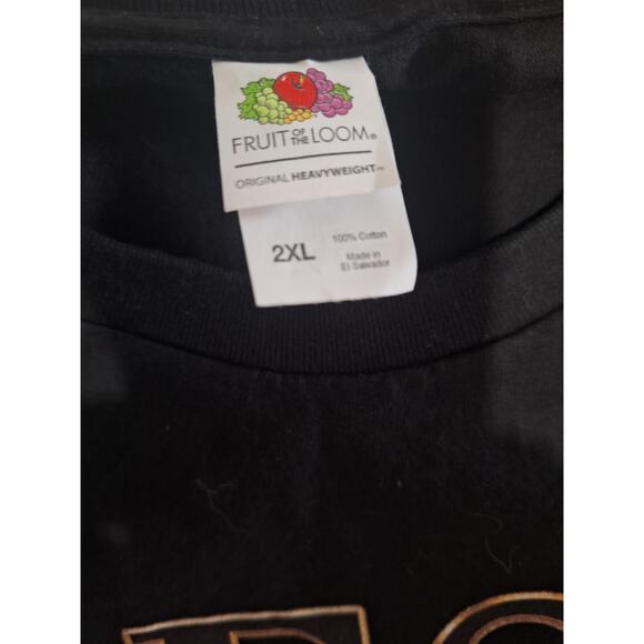 Peso Pluma Graphic T-Shirt Men’s 2XL Black Concert Style Tee Heavyweight Mint - Picture 6 of 6